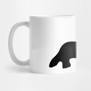 Black Corgi Shilhouette Mug